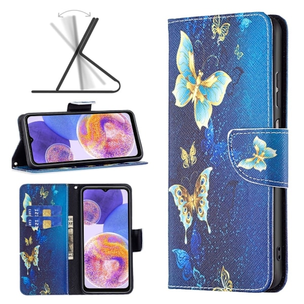 Wonderland Samsung Galaxy A73 fodral -Blå Blå