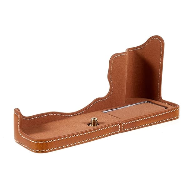 Fujifilm X-T4 halvkropps skinndeksel - Brun Brown