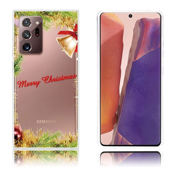 Juleveske til Samsung Galaxy Note 20 Ultra - Juleklokke Gold
