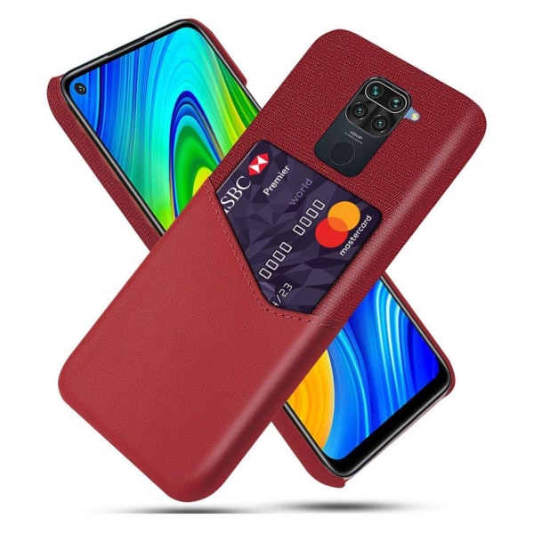 Bofink Xiaomi Redmi Note 9 Card Cover - Rød Red