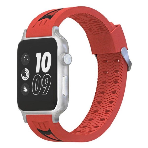 Apple Watch Series 4 4mm klockband av silikon - Röd Röd