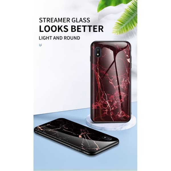 Fantasy Marble Samsung Galaxy A10e deksel - Gull Black
