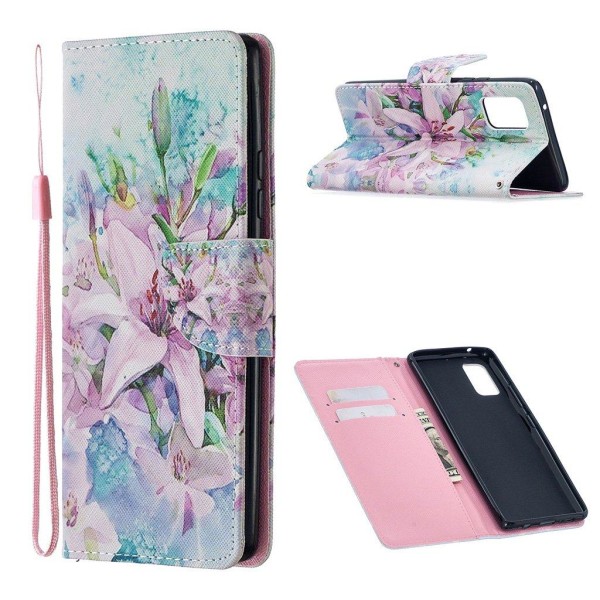 wonderland Samsung Galaxy M51 flip etui - Beautiful blomster Multicolor