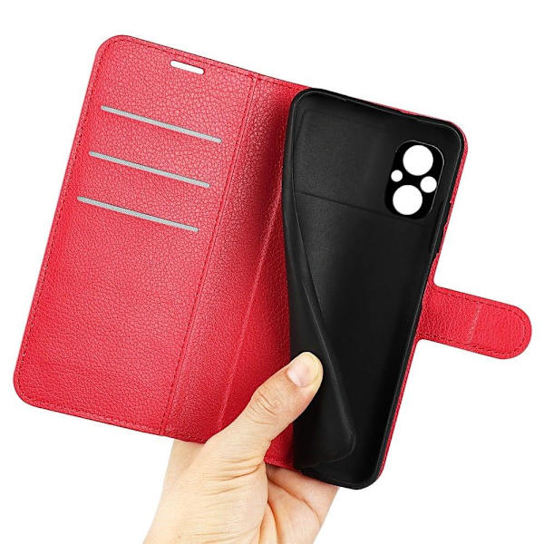 Classic Xiaomi Poco M5 Läppäkotelo - Punainen Red