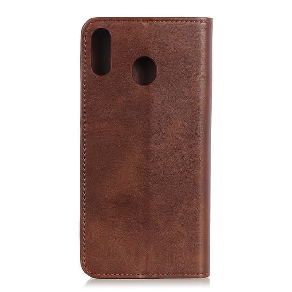 Samsung Galaxy A0 splittet læretui - Kaffe Brown