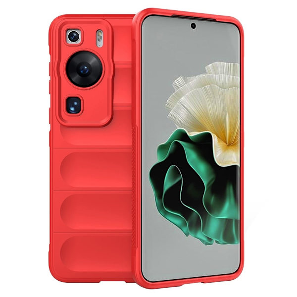 Blødt grebsformet cover til Huawei P60 - Rød Red