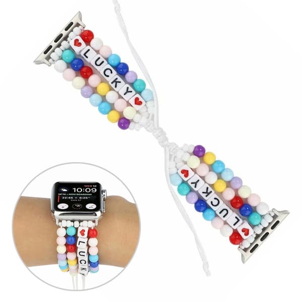 Apple Watch Series 6 / 5 44mm lucky beads rem - Multi-color Multicolor