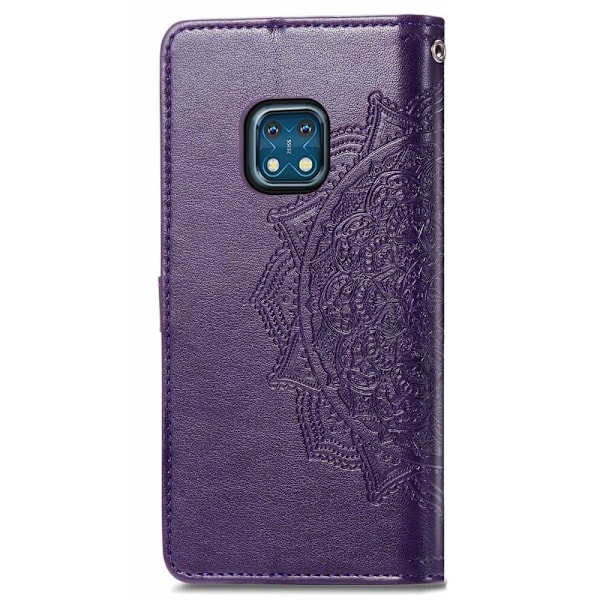 Mandala läder Nokia XR20 fodral - Lila Lila