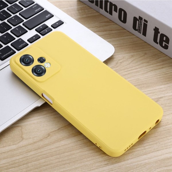 Matta nestesilikoninen kuori OnePlus Nord CE 2 Lite 5G - Keltainen Yellow