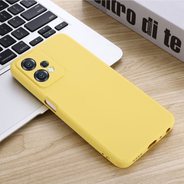 Matte Liquid OnePlus Nord CE 2 Lite 5G silikone cover - Gul Yellow