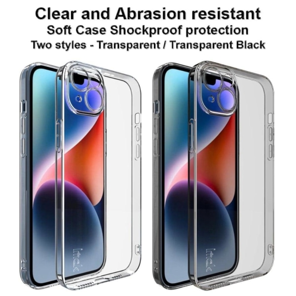 Imak UX-5 suojakuori iPhone 14 Plus -puhelimelle - Läpinäkyvä Transparent
