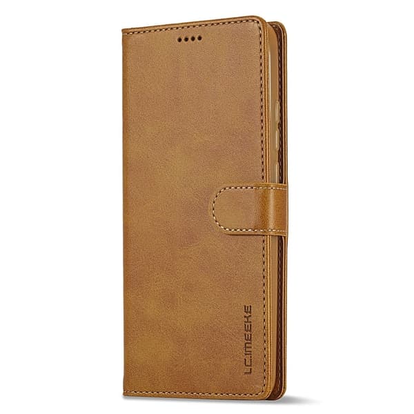 LC.Imeeke läder Xiaomi Redmi Note 13 5G  fodral - Gul Gul