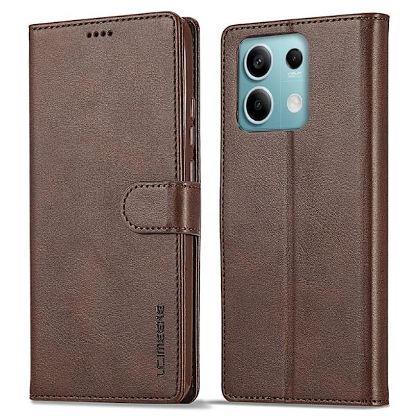 LC.IMEEKE Xiaomi Redmi Note 13 Pro 5G  flip etui - Brun Brown