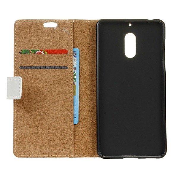 Nokia 6 design nahkakotelo - Rakastunut nuoripari Multicolor