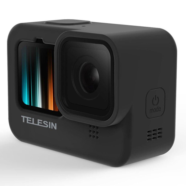 TELESIN GoPro Hero 9 silikon fodral - svart Svart