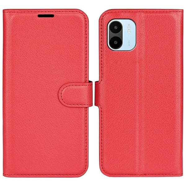 Klassisk Xiaomi Redmi A1 Flip Etui - Rød Red
