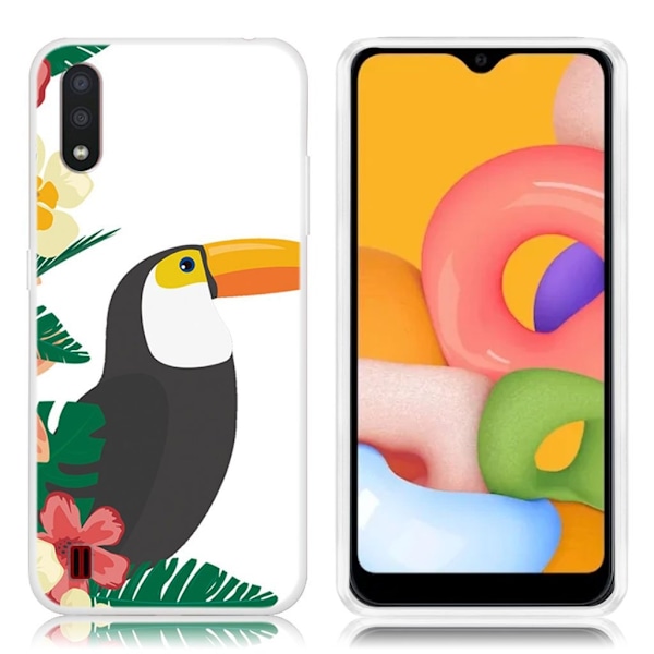 Deco Samsung Galaxy A01 Etui - Bird Black