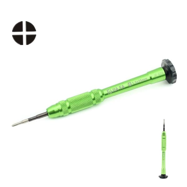 Professionell 1.5 phillips skruvmejsel metall halkfri reparera - Grön Grön