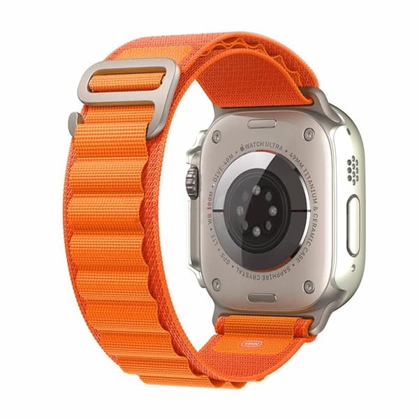 Apple Watch Ultra-deksel med herdet glass - Sølv Silver grey