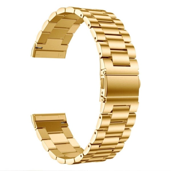 rostfritt stål hållbar klockarmband för Fitbit Versa 3 - guld Guld