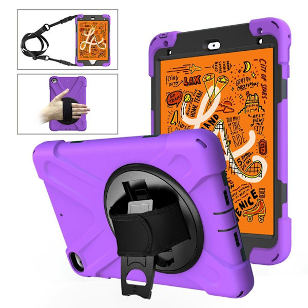 iPad Mini (2019) X-Formet silikone etui - Lilla Purple
