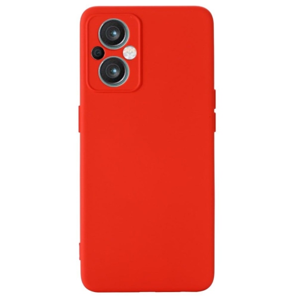 Matt OnePlus Nord N20 5G skal av flytande silikon - Röd Röd