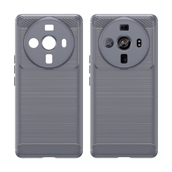 Carbon Flex Etui Xiaomi 12s Ultra - Grå Silver grey