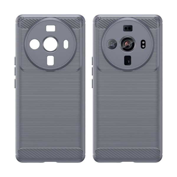 Carbon Flex Xiaomi 12S Ultra skal - Silver/Grå Silvergrå
