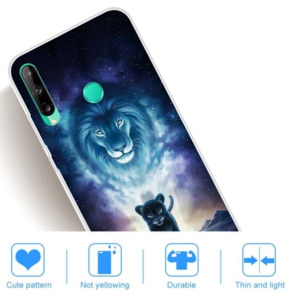 Deco Huawei P40 Lite E kuoret - Leijona Multicolor