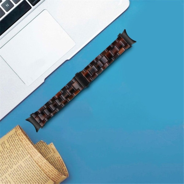 Samsung Galaxy Watch 5 / 5 Pro resin style watch strap - Chocola Brown