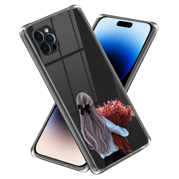 Deco iPhone 14 Pro Max cover - Sølv/Grå Silver grey