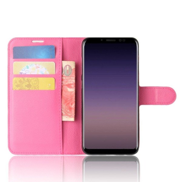 Samsung Galaxy A8 (2018) litsipintainen suojakotelo - Rose Pink