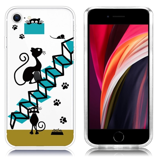 Deco iPhone SE 2020 kuoret - Portaat Multicolor