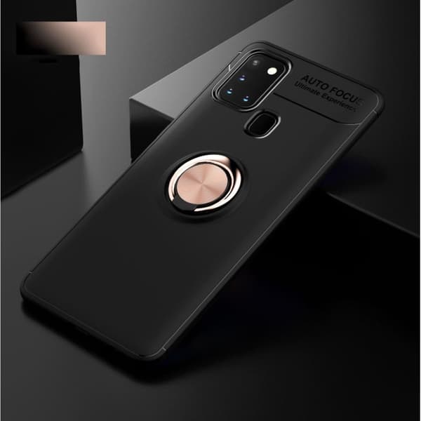 Ringo Samsung Galaxy A21s deksel - Svart / Rose Gull Black
