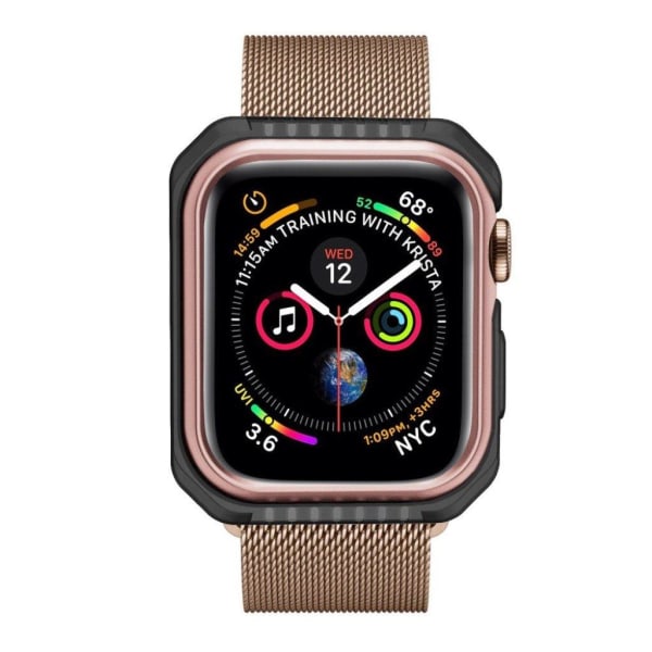 Apple Watch Series 5 40mm kestävä metallikehys - Ruusukulta Pink