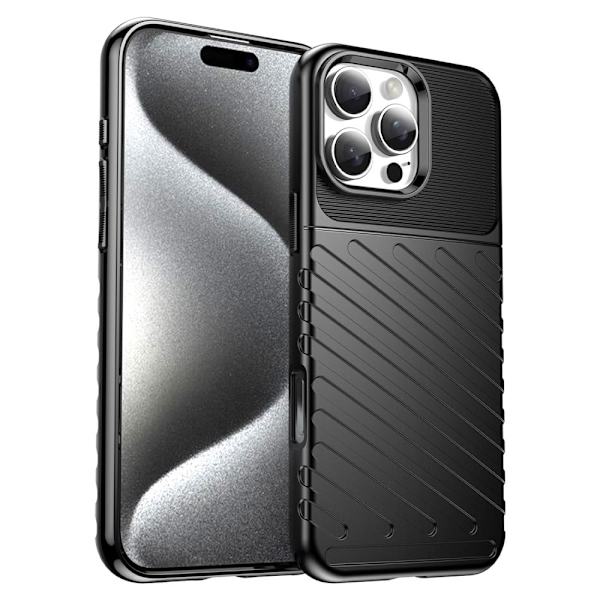 Thunder iPhone 16 Pro kotelot - Musta Black
