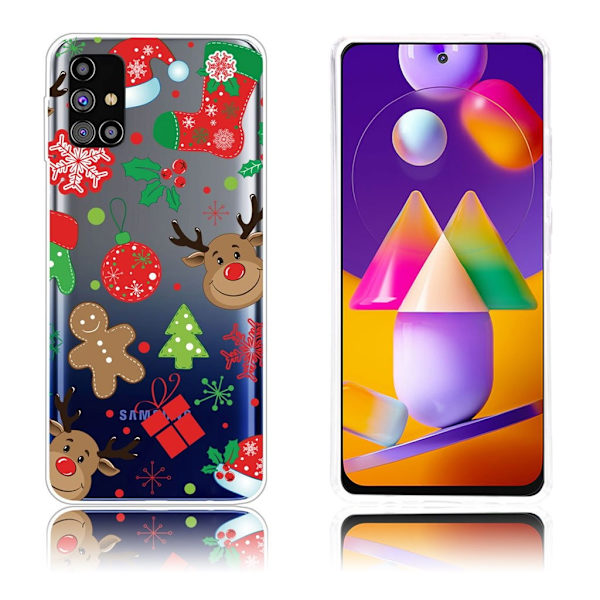 Deco Samsung Galaxy M31s deksel - Juledekorasjon Multicolor