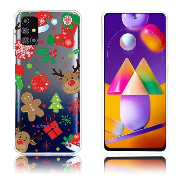 Deco Samsung Galaxy M31s kotelot - Joulukoriste Multicolor