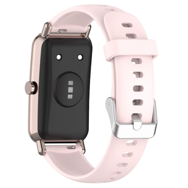 16 mm klockarmband i silikon för Huawei och Casio-klockor - Ljusrosa Rosa