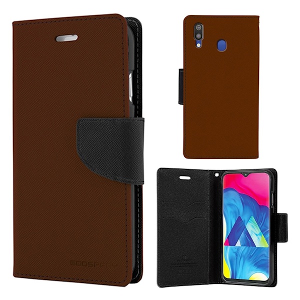 MERCURY Fancy Diary - Samsung Galaxy M20 - Ruskea Brown