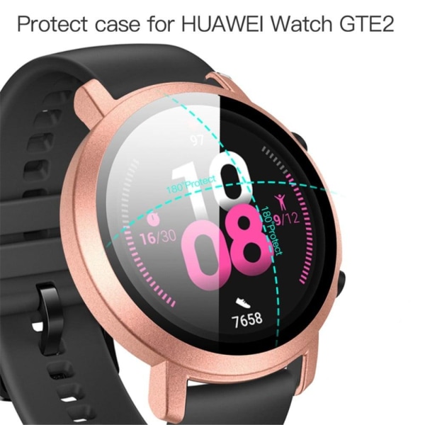 Huawei Watch GT 2 42mm suojus karkaistulla lasilla - Ruusukulta Pink