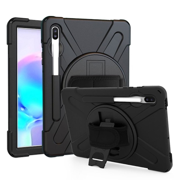Samsung Galaxy Tab S6 X-Formet kombo etui - Sort Black