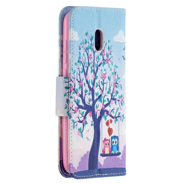 Wonderland Nokia C1 Plus flip-etui - Tre Og Ugle Multicolor