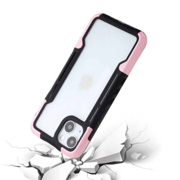 Stötsäkert Skyddande Skal till iPhone 13 Mini - Svart / Rosa multifärg