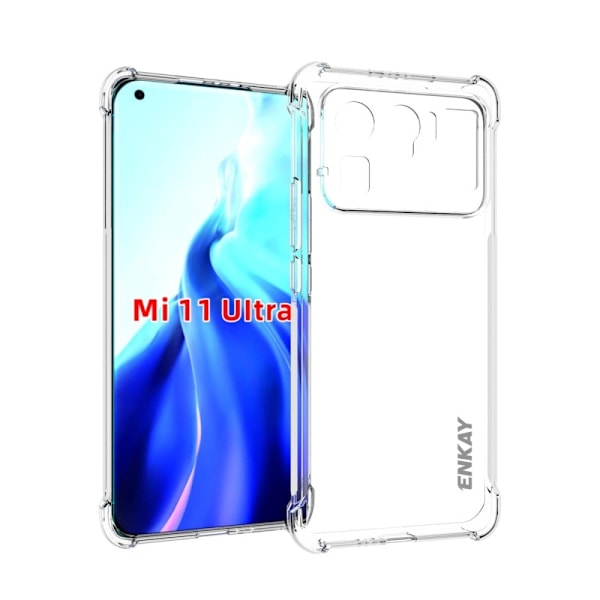 Enkay Clear Drop-proof Suojakotelo For Xiaomi Mi 11 Ultra Transparent