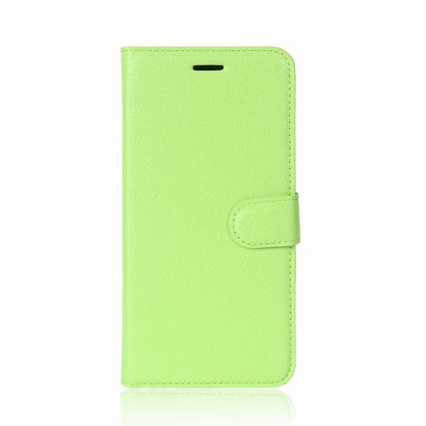 Nokia 8 Litchi skind læder etui - Grøn Green