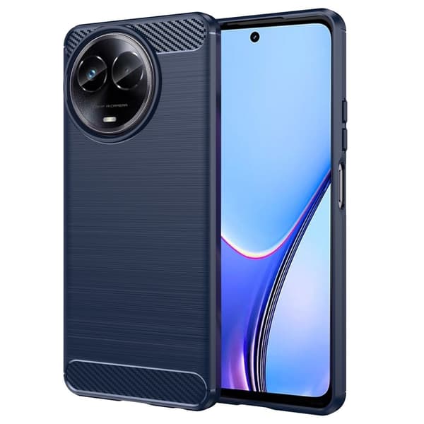 Carbon Flex Realme V50s kotelot - Sininen Blue