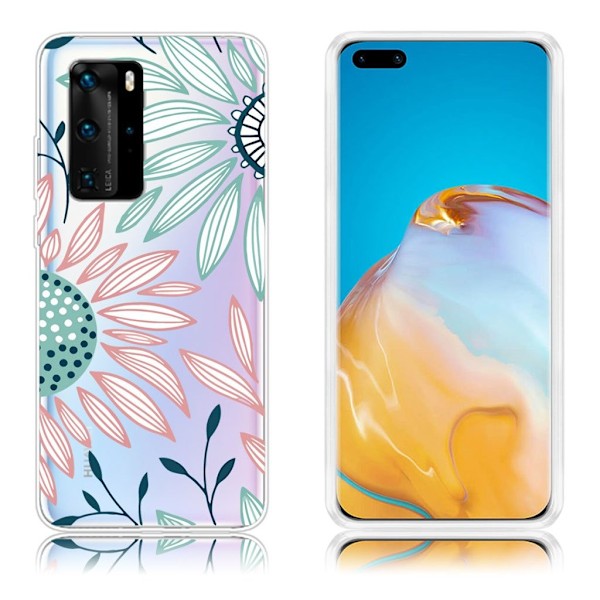 Deco Huawei P40 Pro skal - Vacker Blomma multifärg
