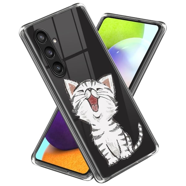 Deco Samsung Galaxy S23 FE deksel - Katt White