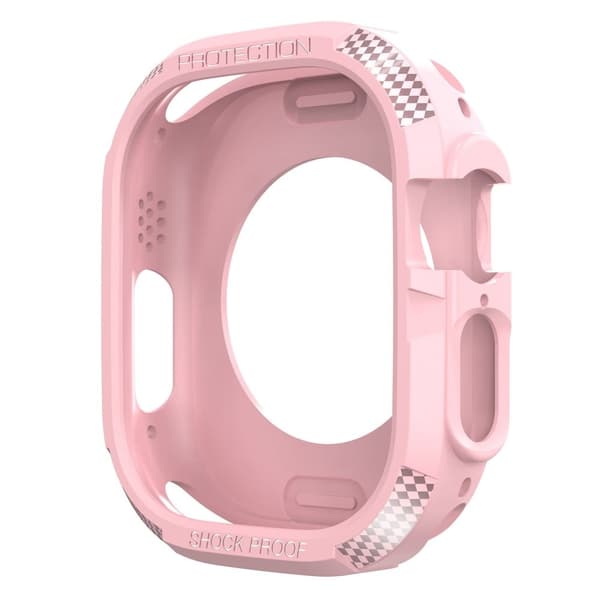 Apple Watch Ultra-överdrag i cabonfiber - Rosa Rosa